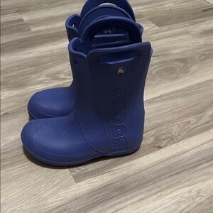 CROCS Kids Purple Rain Boots